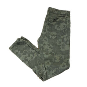 Joe Fresh Women’s Green Camo Ultra Slim Jeans  (Size 28)